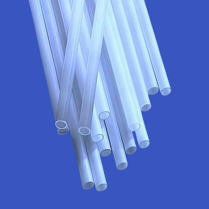 Milky White Opaque Quartz Tubes