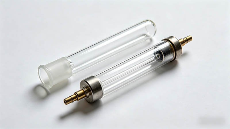 closed end quartz tube