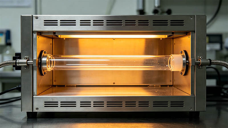 high purity quartz tube furnace